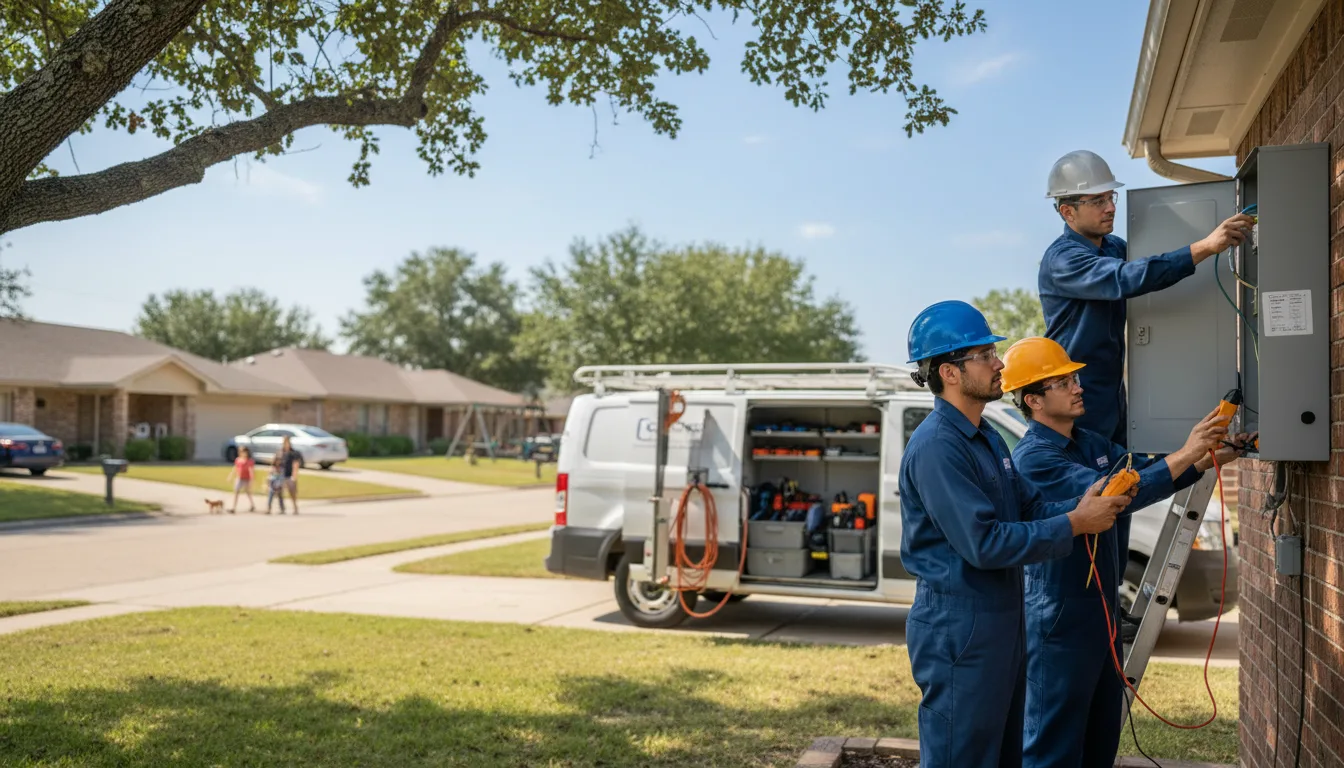 Certified electrician providing emergency electrical services in Plumtree, NC